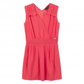 Рокля Beckaro Beach Blossom sleeveless short dress - Pink (Light Papaya) рокля,дамски,поли,и,рокли,beckaro,beach,blossom,sleeveless,short,dress,pink,(light,papaya)