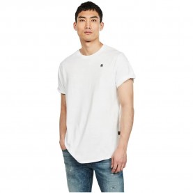 тениска,мъжки,тениски,g,star,lash,ribbed,short,sleeve,t,shirt,white