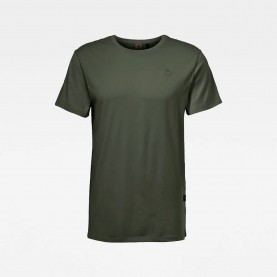 тениска,мъжки,тениски,g,star,base,s,ribbed,short,sleeve,t,shirt,green,(wild,rovic,heather)