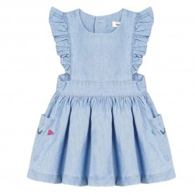 рокля,дамски,поли,и,рокли,catimini,floral,sleeveless,short,dress,blue,(indigo)
