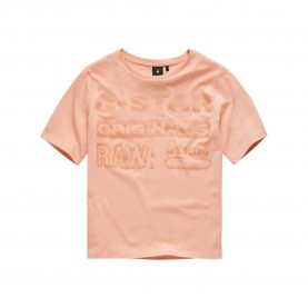 Тениска G-Star Delai 2 short sleeve T-shirt - Pink (Shell Pink 1) тениска,мъжки,тениски,дамски,тениски,g,star,delai,2,short,sleeve,t,shirt,pink,(shell,pink,1)