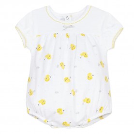 Absorba Petite Savane Naissance short sleeve romper - White (White) детски,облекла,за,момичета,детски,облекла,за,момчета,absorba,petite,savane,naissance,short,sleeve,romper,white,(white)