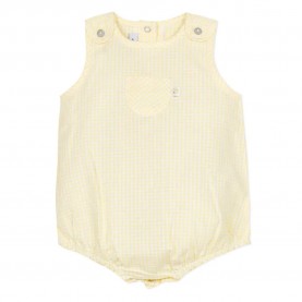 Absorba Petite Savane Naissance sleeveless romper - Yellow / White (Sun Yellow) детски,облекла,за,момичета,детски,облекла,за,момчета,absorba,petite,savane,naissance,sleeveless,romper,yellow,white,(sun,yellow)