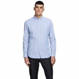 риза,с,дълъг,ръкав,мъжки,ризи,jack,&,jones,summer,slim,long,sleeve,shirt,blue