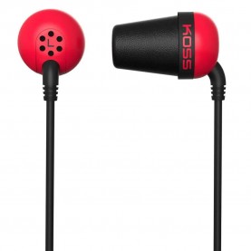слушалки,слушалки,koss,the,plug,colors,earphones,black,(red)