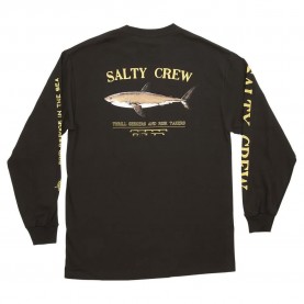 тениска,мъжки,тениски,salty,crew,bruce,long,sleeve,t,shirt,brown,(black)