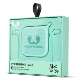 слушалки,слушалки,fresh´n,rebel,rocbox,pebble+vibe,in,ear,pack,wireless,earphones,green,(peppermint)