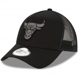 шапка,всички,шапки,new,era,chicago,bulls,nba,e,frame,trucker,adjustable,cap,black,(black)