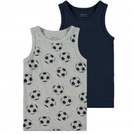 футболна,фланелка,детски,тениски,name,it,football,2,units,sleeveless,t,shirt,grey,(grey,melange)