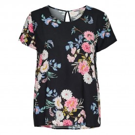 тениска,дамски,тениски,only,first,one,life,all,over,print,short,sleeve,t,shirt,black,(night,sky,aop,charlotte,flower)