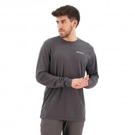 Тениска Klim Teton long sleeve T-shirt - Grey (Asphalt) тениска,мъжки,тениски,дамски,тениски,klim,teton,long,sleeve,t,shirt,grey,(asphalt)