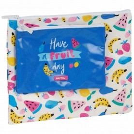 несесер,тоалетни,принадлежности,safta,summer,wash,bag,fruits,(white,blue)