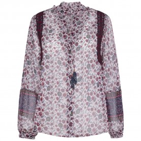 Pepe jeans Emma long sleeve blouse - White (Multi) дамски,блузи,pepe,jeans,emma,long,sleeve,blouse,white,(multi)