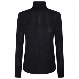 тениска,дамски,тениски,pepe,jeans,deborah,long,sleeve,high,neck,t,shirt,black,(black)