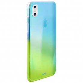 други,аксесоари,puro,iphone,xs,x,hologram,phone,case,green,blue,(blue)