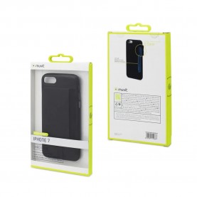 други,аксесоари,muvit,ultra,thin,case,iphone,se,8,7,with,card,holder,silicone,phone,case,black,(black)