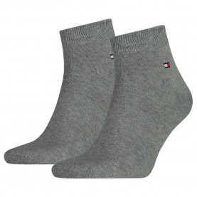 чорапи,мъжки,чорапи,tommy,hilfiger,quarter,short,socks,2,pairs,middle,grey,melange,(grey)