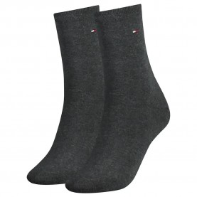 чорапи,дамски,чорапи,tommy,hilfiger,casual,socks,2,pairs,anthracite,melange,(grey)