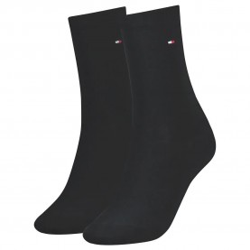 чорапи,дамски,чорапи,tommy,hilfiger,casual,socks,2,pairs,black