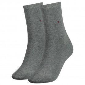 чорапи,дамски,чорапи,tommy,hilfiger,casual,socks,2,pairs,middle,grey,melange,(grey)