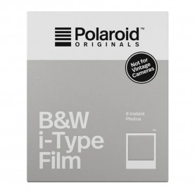 Polaroid B&W i-Type Film 8 Instant Photos camera - Black / Grey (Black / White) други,аксесоари,polaroid,b&w,i,type,film,8,instant,photos,camera,black,grey,(black,white)