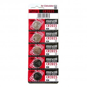 батерии,sigma,lithium,cell,battery,3v,cr,2025,battery,5,units,silver,(chromed)