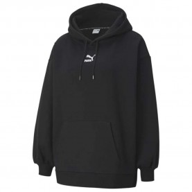 суичър,дамски,блузи,puma,classics,oversized,hoodie,black,(cotton,black)