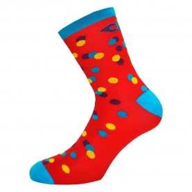 чорапи,мъжки,чорапи,cinelli,caleido,dots,socks,red