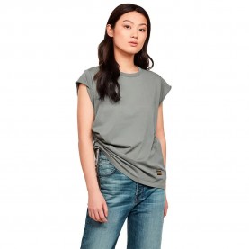 Тениска G-Star Gyre Knot short sleeve T-shirt - Grey (Light Building) тениска,дамски,тениски,g,star,gyre,knot,short,sleeve,t,shirt,grey,(light,building)