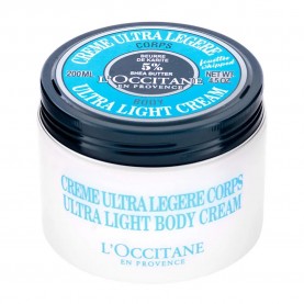 хигиена,тяло,l,occitaine,ultra,light,cream,body,karite,200ml,white