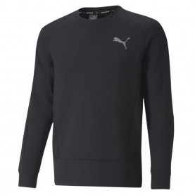 мъжка,блуза,мъжки,горнища,с,цип,мъжки,горнища,с,качулка,puma,evostripe,crew,sweatshirt,black