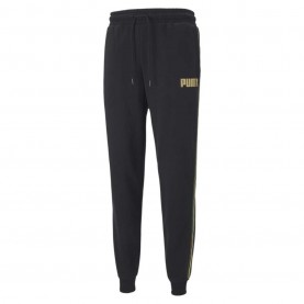 мъжки,панталони,мъжки,панталони,puma,metallic,nights,tape,pants,black