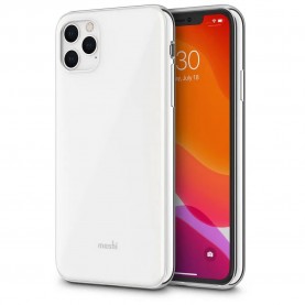 други,аксесоари,moshi,iglaze,iphone,11,pro,max,silicone,phone,case,clear,(pearl,white)
