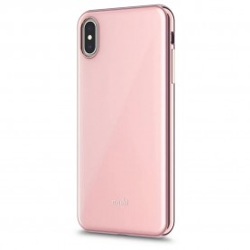 други,аксесоари,moshi,iglaze,iphone,xs,max,silicone,phone,case,pink