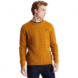 блуза,мъжки,пуловери,timberland,phillips,brook,lambswool,cable,crew,regular,sweater,orange