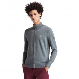 блуза,мъжки,пуловери,timberland,williams,river,cotton,regular,full,zip,sweater,grey