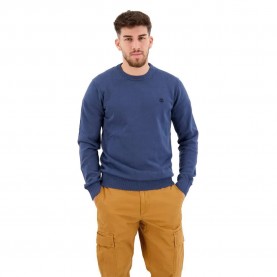 блуза,мъжки,пуловери,timberland,williams,river,cotton,regular,sweater,blue