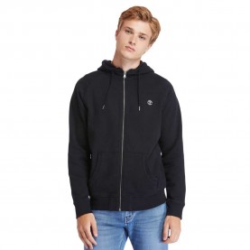 блуза,мъжки,пуловери,timberland,exeter,river,basic,brushed,back,regular,full,zip,sweatshirt,black