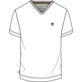 тениска,мъжки,тениски,timberland,dunstan,river,slim,short,sleeve,v,neck,t,shirt,white,(white)