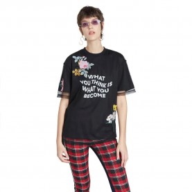 тениска,дамски,тениски,desigual,become,short,sleeve,t,shirt,black,(black)