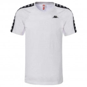 тениска,детски,тениски,kappa,coen,slim,222,banda,short,sleeve,t,shirt,white,(white,black)