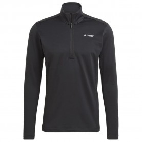 Блуза Adidas Multi 1/2 FL sweatshirt - Black (Black) блуза,мъжки,пуловери,adidas,multi,1,2,fl,sweatshirt,black,(black)
