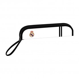 канцеларски,принадлежности,safta,real,madrid,home,20,21,flute,holder,pencil,case,white,black,(white)