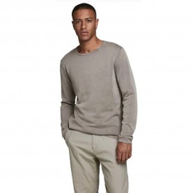 блуза,мъжки,пуловери,jack,&,jones,leo,knit,sweater,grey,(crockery)