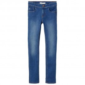 Панталони Name it Polly Denim Tasis 2399 pants - Blue (Medium Blue Denim) панталони,мъжки,панталони,дамски,панталони,name,it,polly,denim,tasis,2399,pants,blue,(medium,blue,denim)