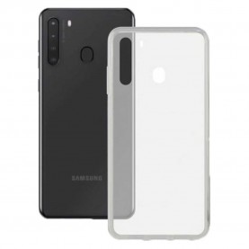 други,аксесоари,contact,flex,tpu,galaxy,a21,silicone,phone,case,clear,(clear)