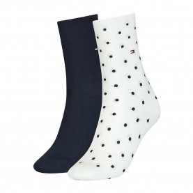 чорапи,дамски,чорапи,tommy,hilfiger,dot,classic,socks,2,pairs,off,white,(white)