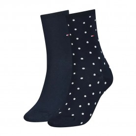 чорапи,дамски,чорапи,tommy,hilfiger,dot,classic,socks,2,pairs,midnight,blue,(blue)