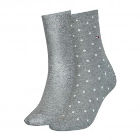 чорапи,дамски,чорапи,tommy,hilfiger,dot,classic,socks,2,pairs,middle,grey,melange,(grey)