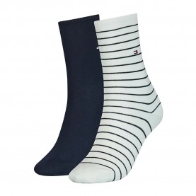 чорапи,дамски,чорапи,tommy,hilfiger,small,stripe,classic,socks,2,pairs,off,white,(white)